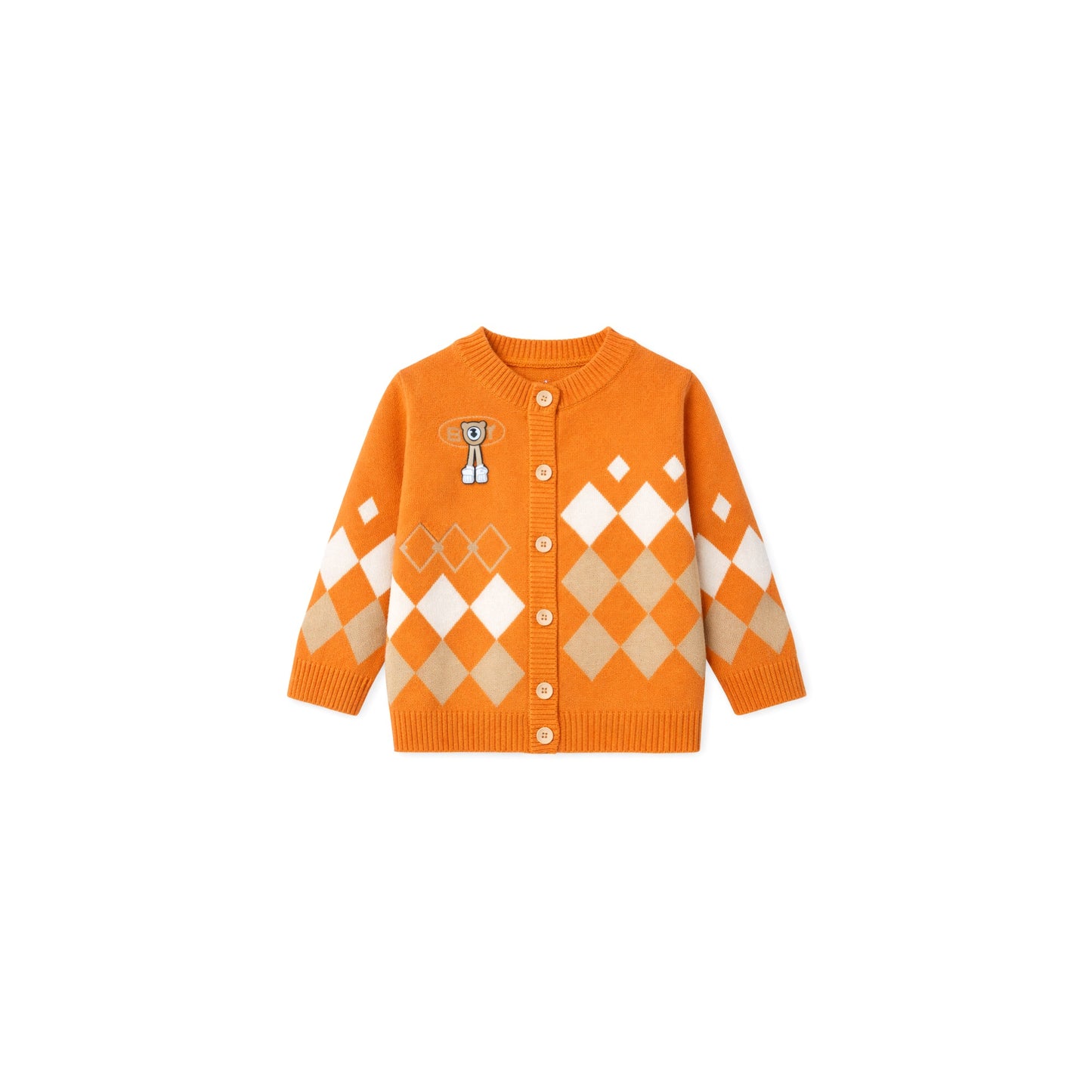 Knitted Co-Ord Set with Diamond Pattern