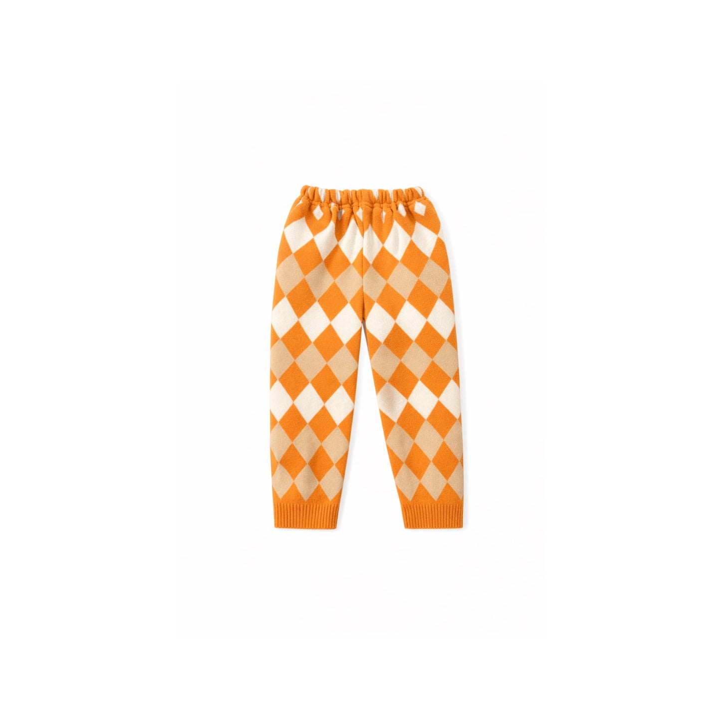 Knitted Co-Ord Set with Diamond Pattern