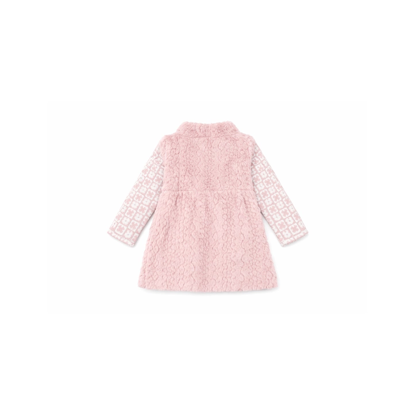 Textured Dress & Leggings Co-Ord Set with Collar Detail