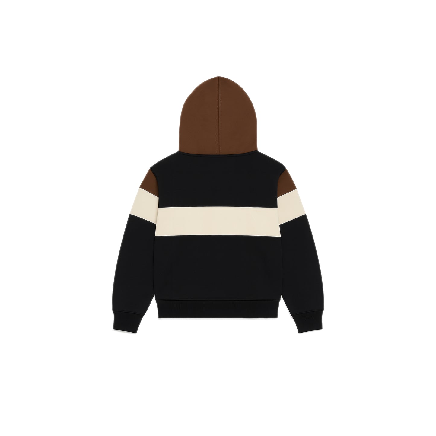 Colour Block Hoodie with Logo Detail