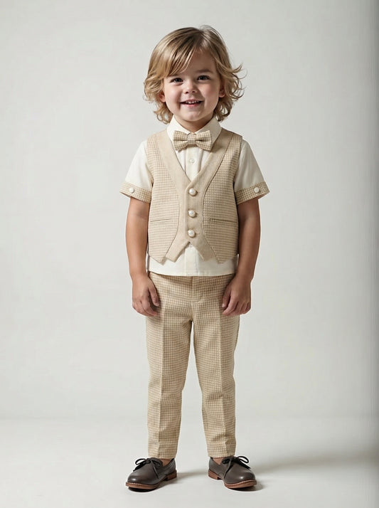 Formal Co-Ord Set with Waistcoat and Bow Tie
