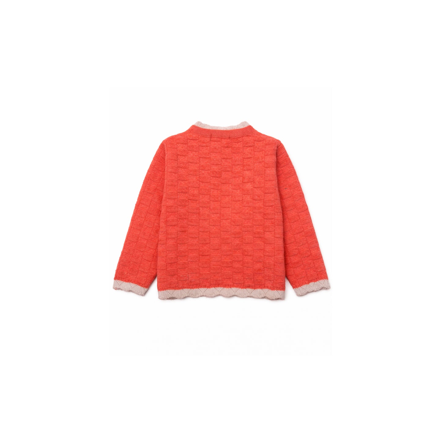 Textured Knit Sweater with Pocket Detail