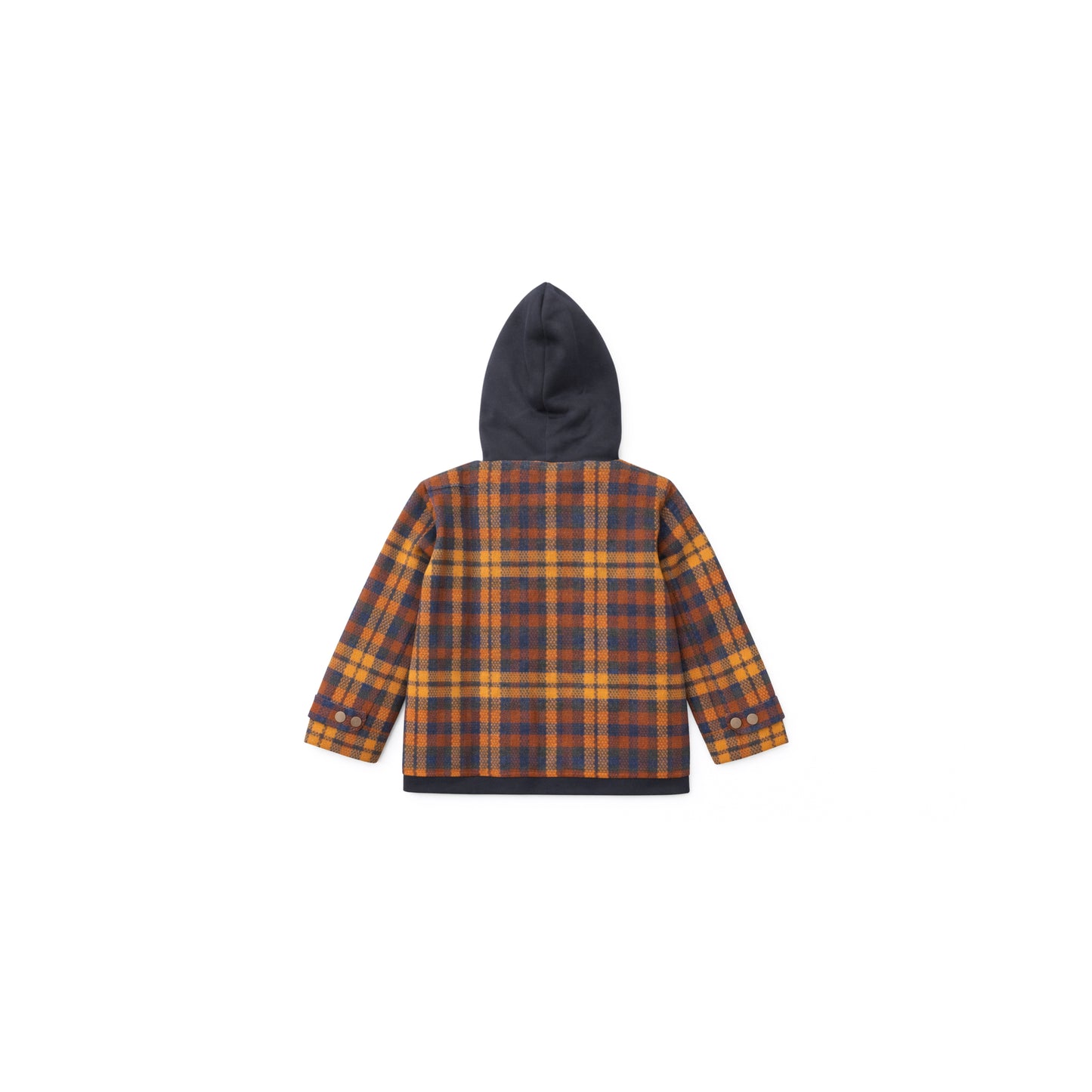 Plaid Hooded Overshirt Jacket