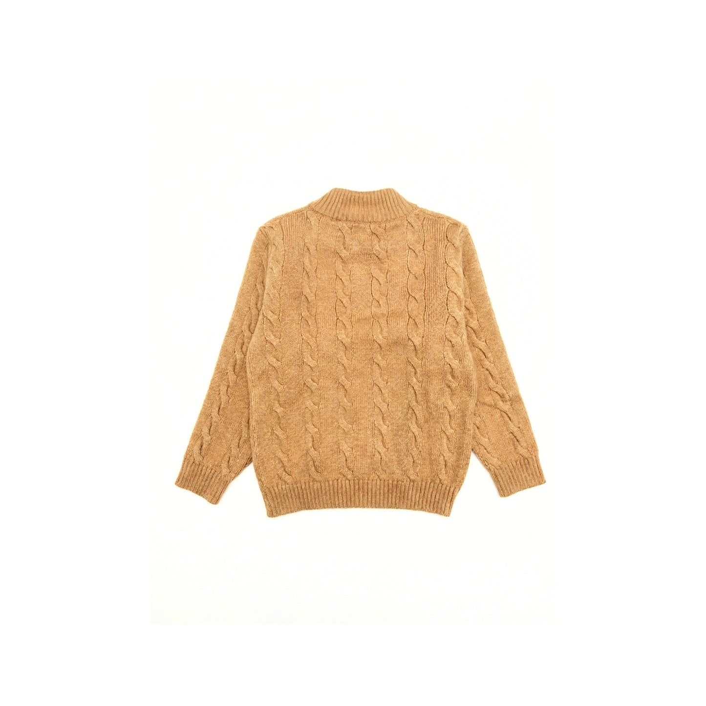 Cable Knit Half-Zip Sweater