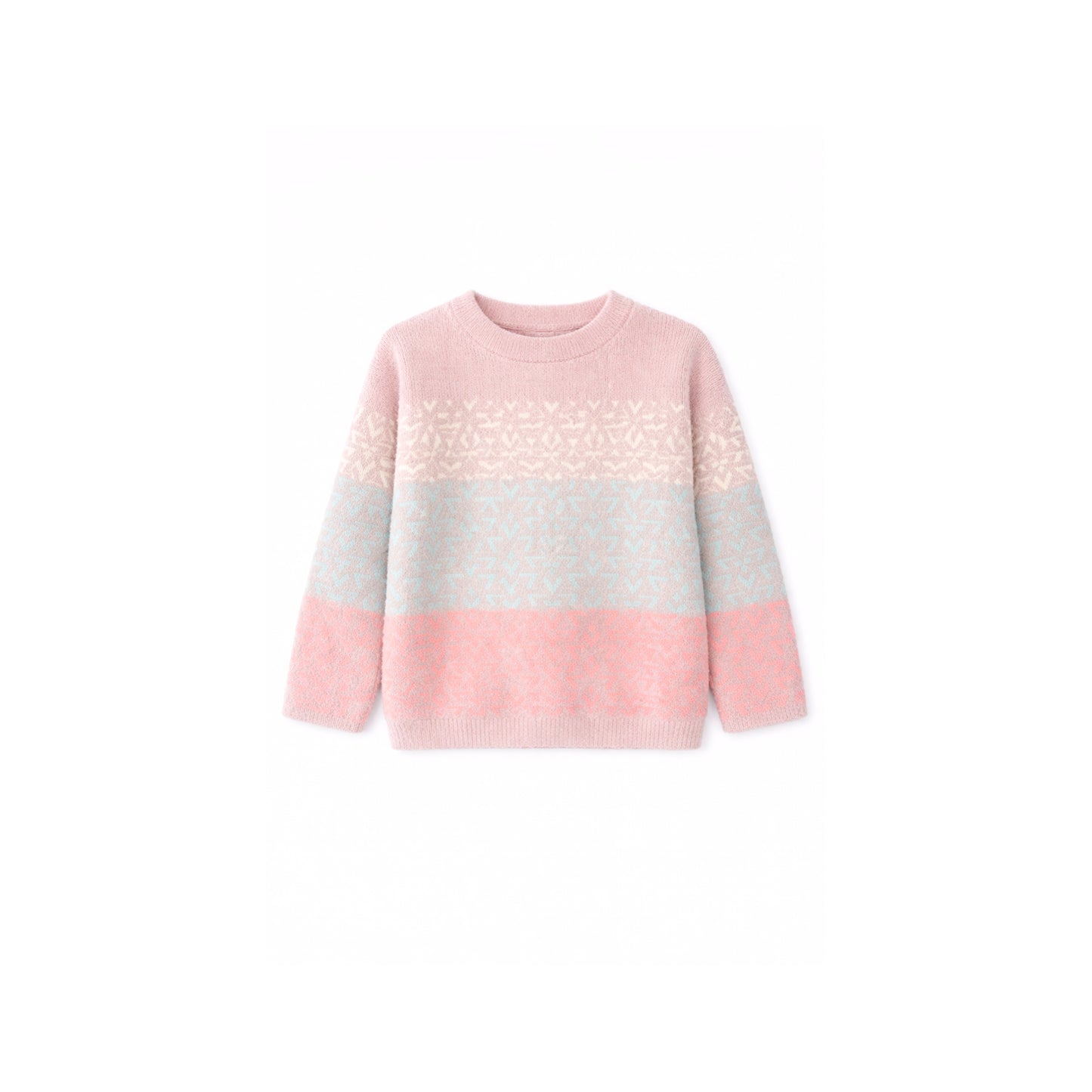 Gradient Pattern Knit Sweater