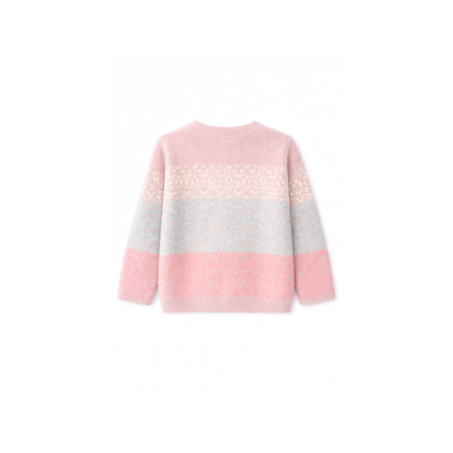 Gradient Pattern Knit Sweater