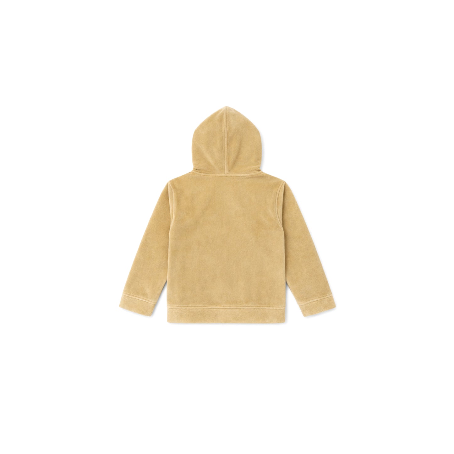 Velour Hoodie with Embellished Motif