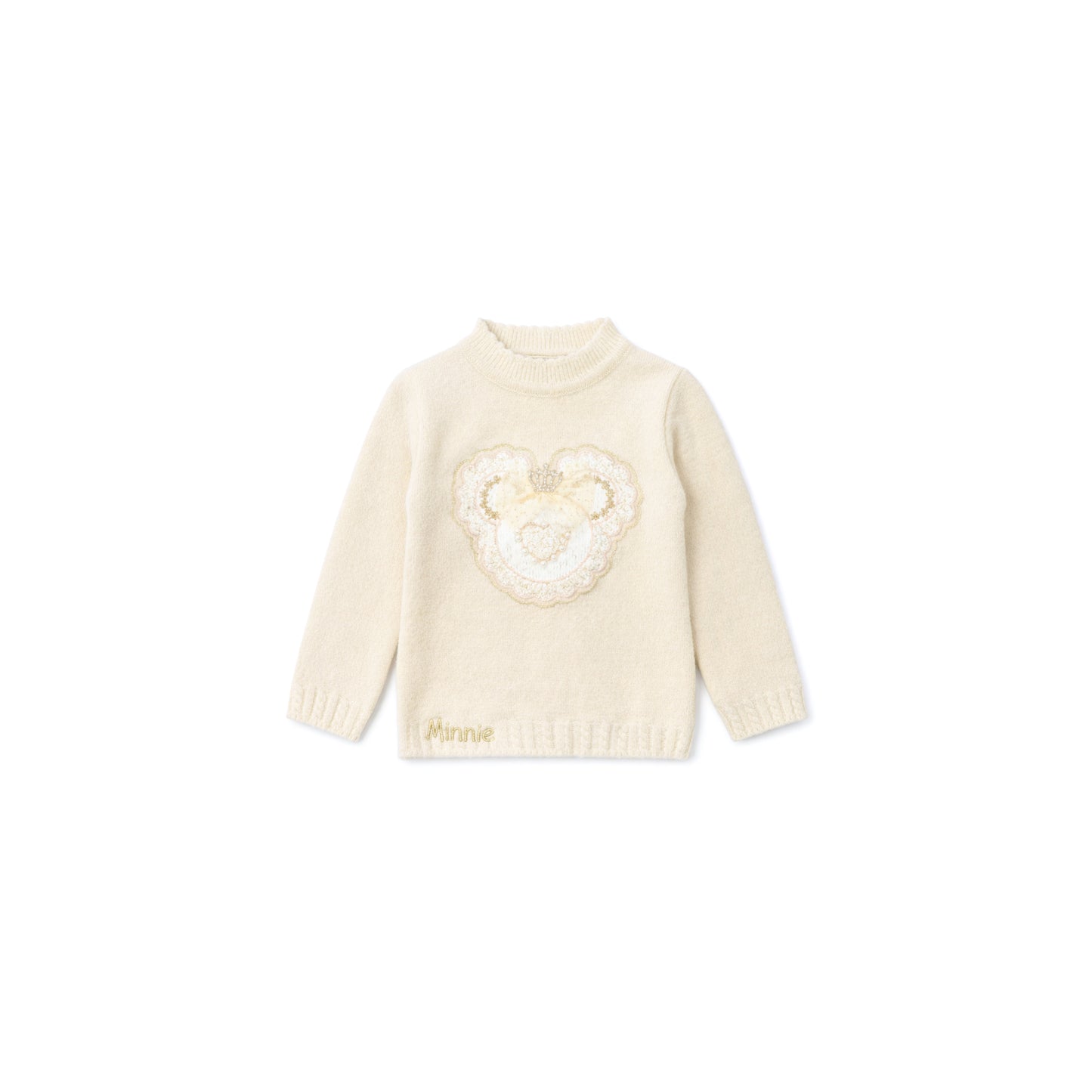 Embellished Knit Sweater with Statement Motif