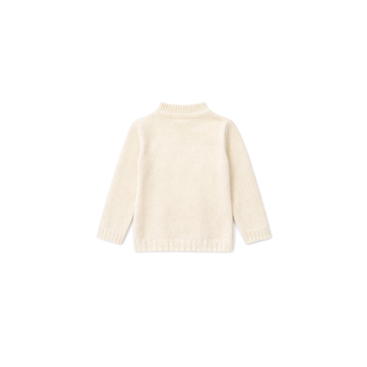 Embellished Knit Sweater with Statement Motif